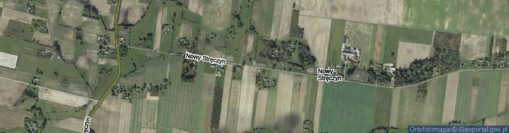 Zdjęcie satelitarne Nowy Stręczyn ul.